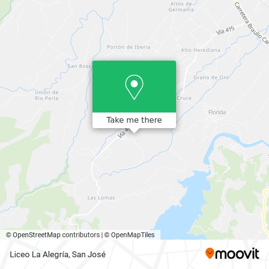 Liceo La Alegría map