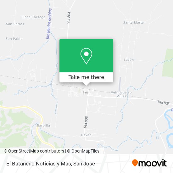 Mapa de El Bataneño Noticias y Mas