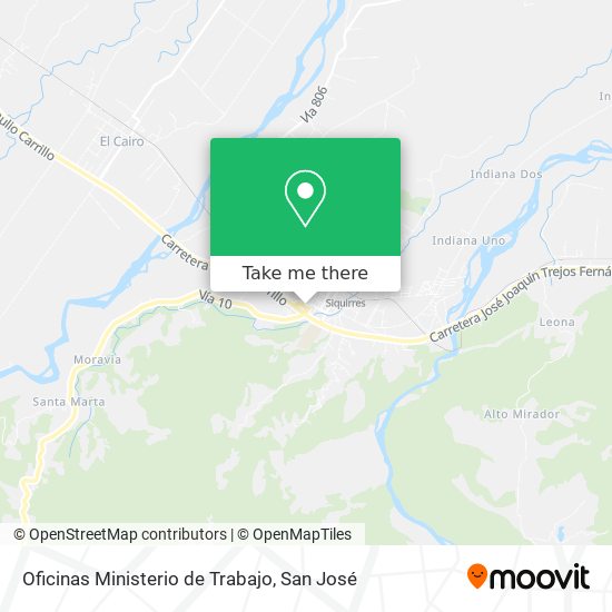 Mapa de Oficinas Ministerio de Trabajo