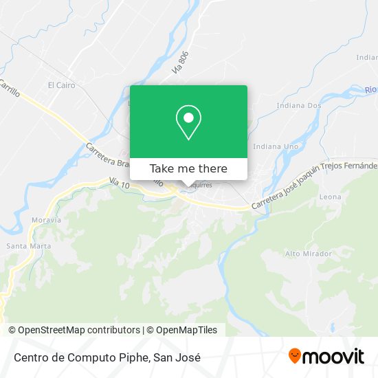 Centro de Computo Piphe map