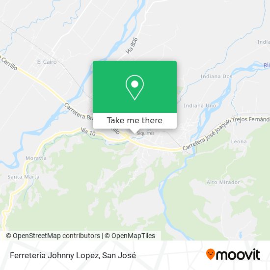 Ferreteria Johnny Lopez map