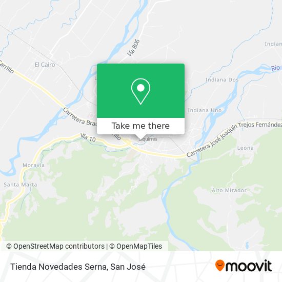 Mapa de Tienda Novedades Serna
