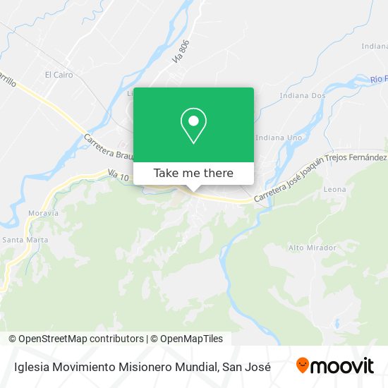 Iglesia Movimiento Misionero Mundial map