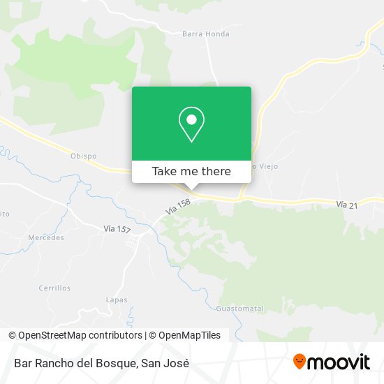 Bar Rancho del Bosque map