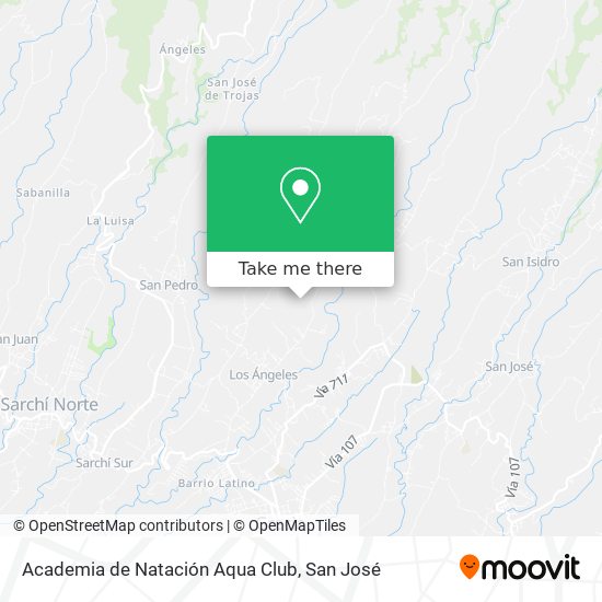 Academia de Natación Aqua Club map