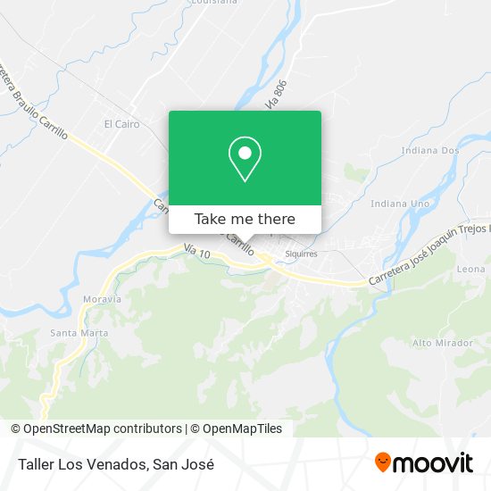 Mapa de Taller Los Venados