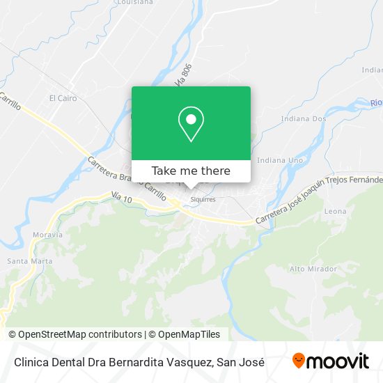 Clinica Dental Dra Bernardita Vasquez map
