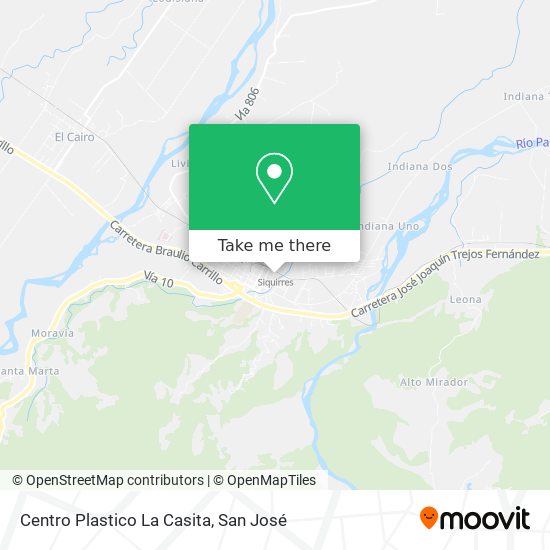 Mapa de Centro Plastico La Casita