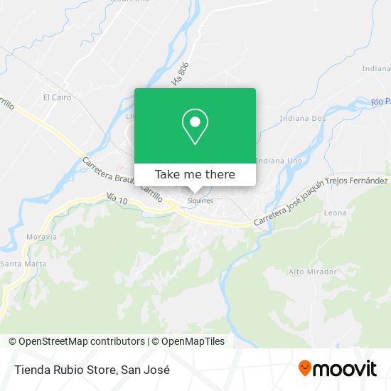 Tienda Rubio Store map