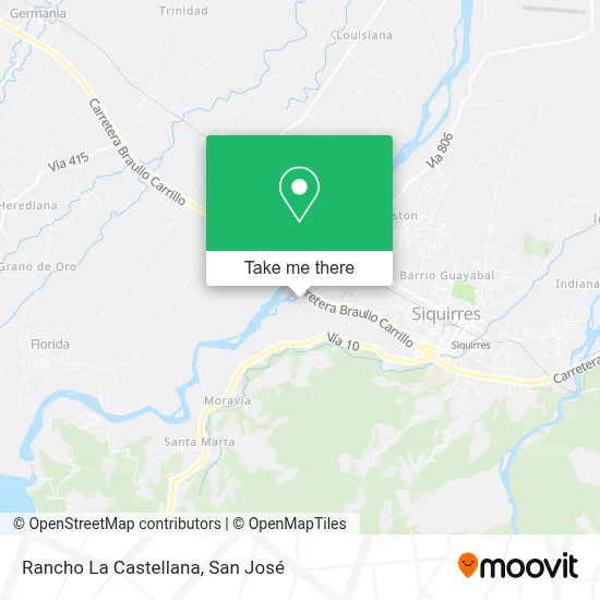 Rancho La Castellana map