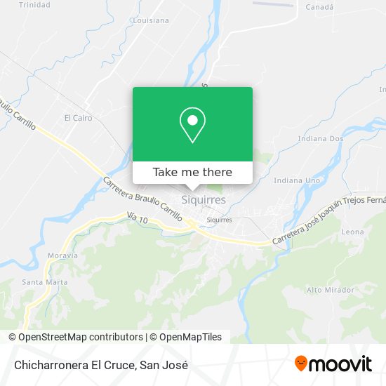 Chicharronera El Cruce map