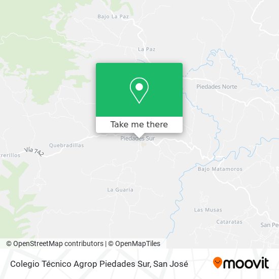 Colegio Técnico Agrop Piedades Sur map