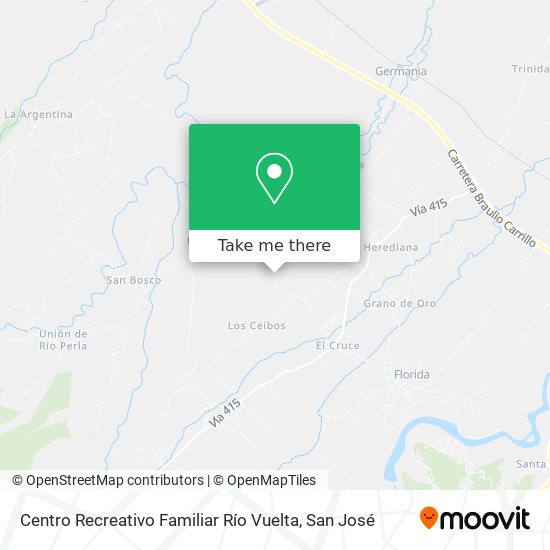 Centro Recreativo Familiar Río Vuelta map