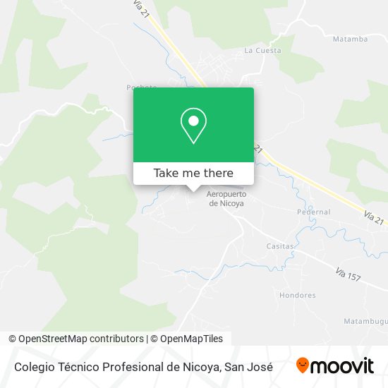 Colegio Técnico Profesional de Nicoya map