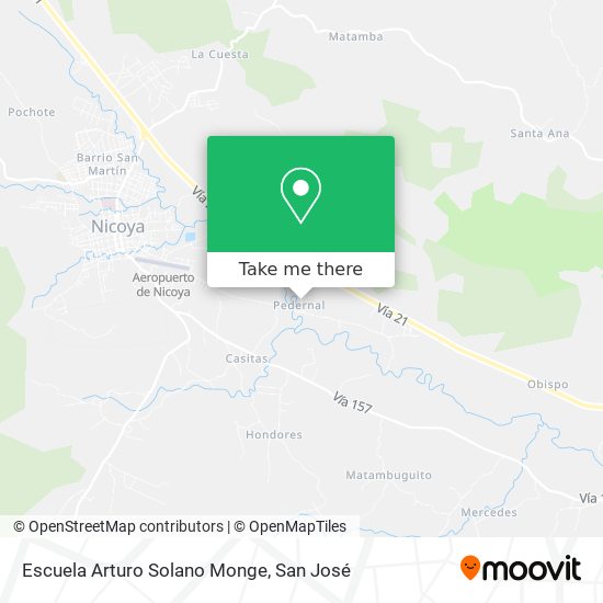 Escuela Arturo Solano Monge map