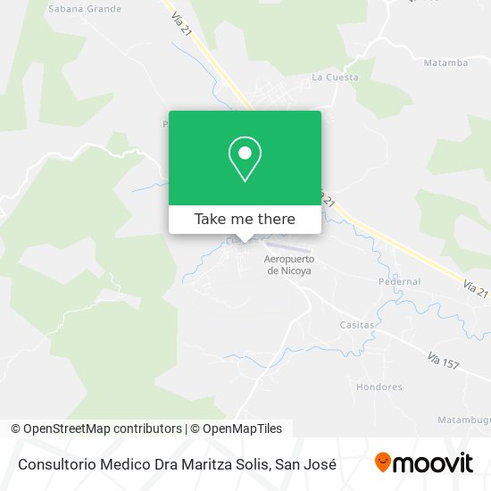 Mapa de Consultorio Medico Dra Maritza Solis