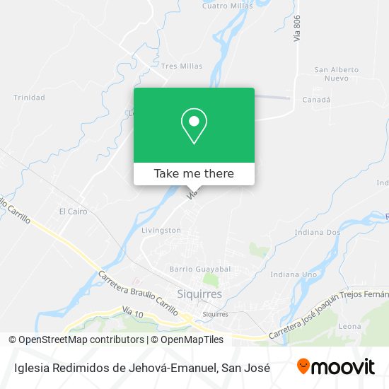 Mapa de Iglesia Redimidos de Jehová-Emanuel