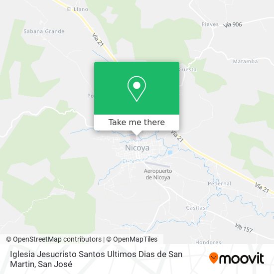Iglesia Jesucristo Santos Ultimos Dias de San Martin map