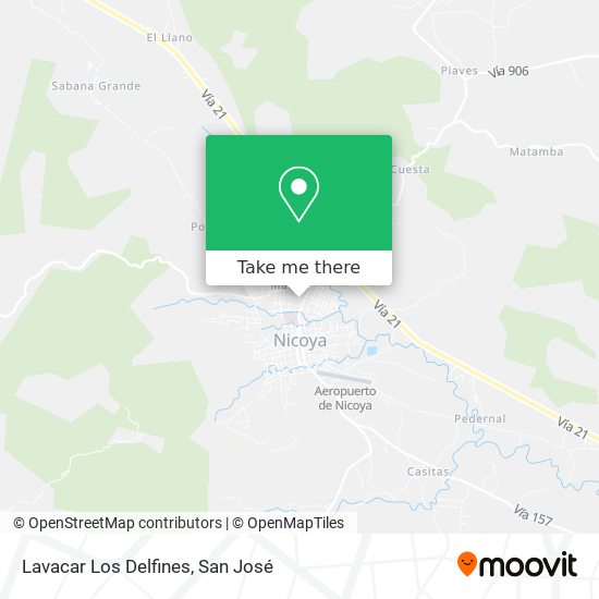 Lavacar Los Delfines map