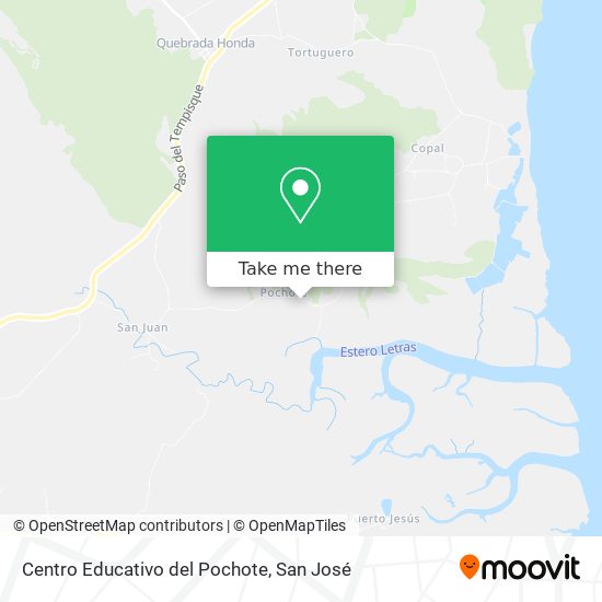 Centro Educativo del Pochote map