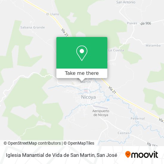 Iglesia Manantial de Vida de San Martin map