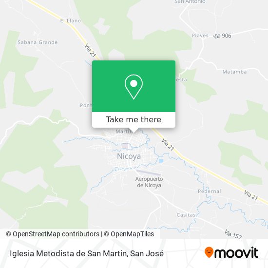 Iglesia Metodista de San Martin map