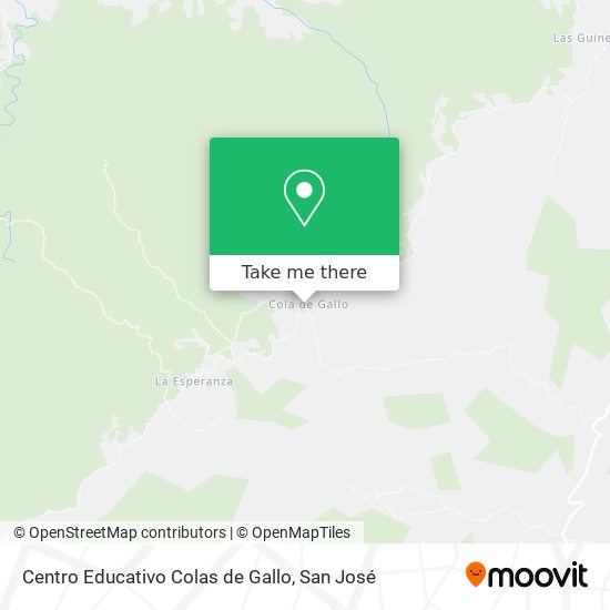 Mapa de Centro Educativo Colas de Gallo