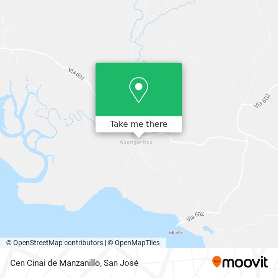 Cen Cinai de Manzanillo map