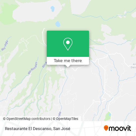 Mapa de Restaurante El Descanso