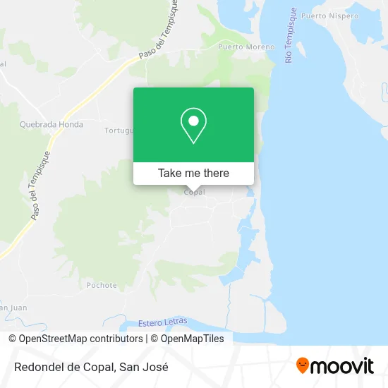 Redondel de Copal map