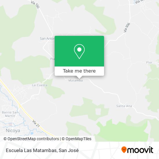 Mapa de Escuela Las Matambas