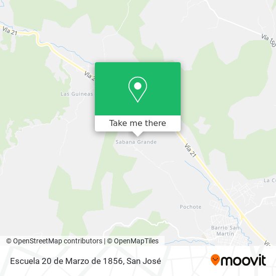 Escuela 20 de Marzo de 1856 map