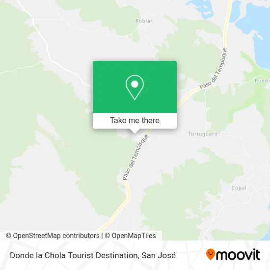 Donde la Chola Tourist Destination map
