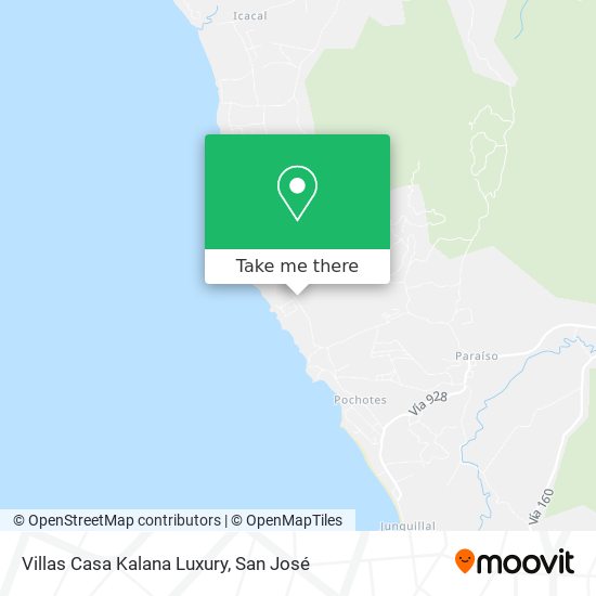 Villas Casa Kalana Luxury map