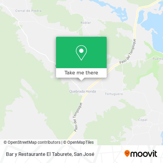 Bar y Restaurante El Taburete map