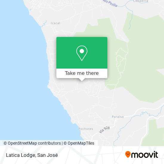 Latica Lodge map