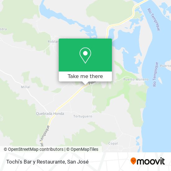 Mapa de Tochi's Bar y Restaurante