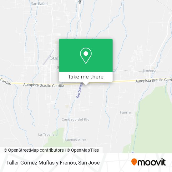 Taller Gomez Muflas y Frenos map