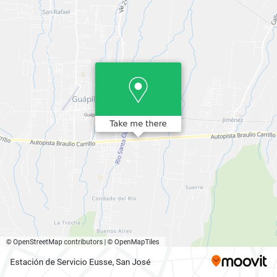 Estación de Servicio Eusse map