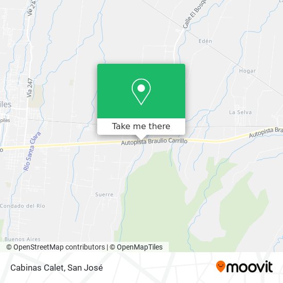 Mapa de Cabinas Calet