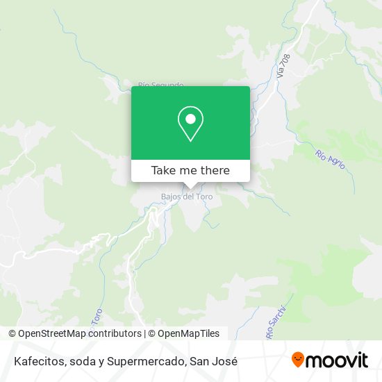 Kafecitos, soda y Supermercado map