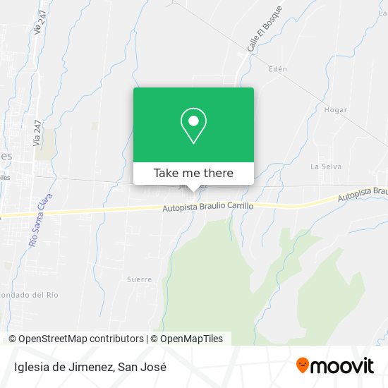 Mapa de Iglesia de Jimenez