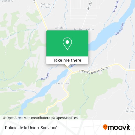 Mapa de Policia de la Union