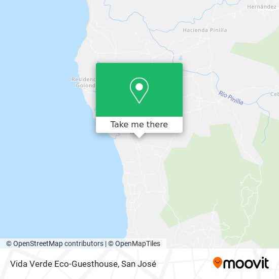 Vida Verde Eco-Guesthouse map