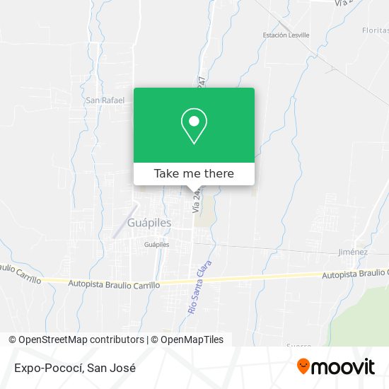 Mapa de Expo-Pococí