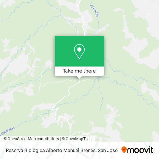 Reserva Biologica Alberto Manuel Brenes map