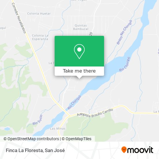 Mapa de Finca La Floresta