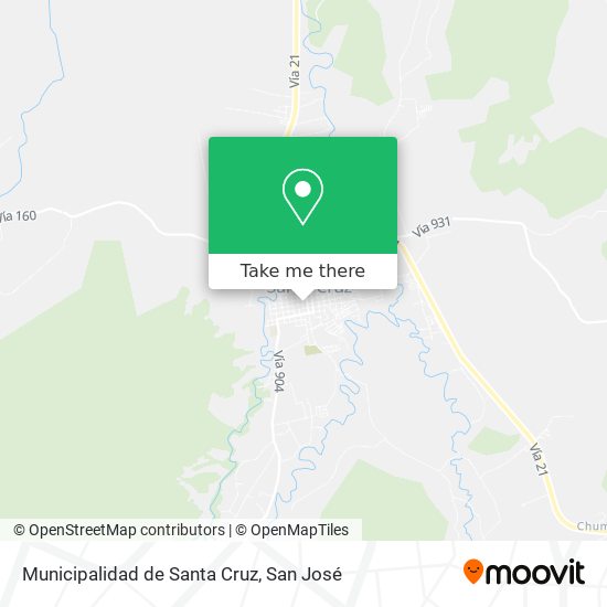 Municipalidad de Santa Cruz map