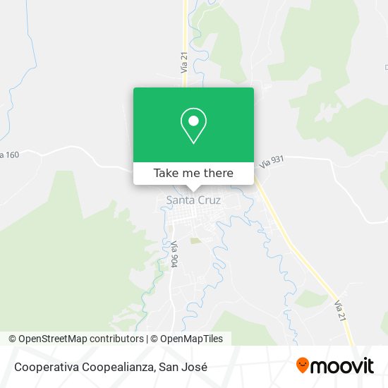 Cooperativa Coopealianza map