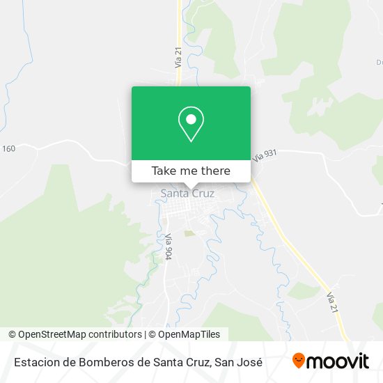 Estacion de Bomberos de Santa Cruz map